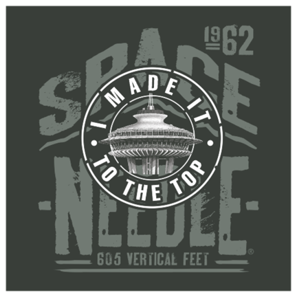 Made it to the top Space Needle Design