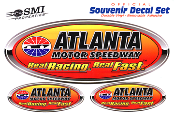 Atlanta Speedway Souvenir Decal Set