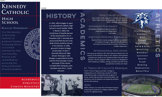 Sample Brochure Layout