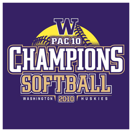 Pac-10 Women's Softball Champion Design